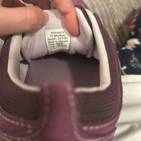 LL Bean Purple Hiking/Walking Shoes - Picture 3 of 3